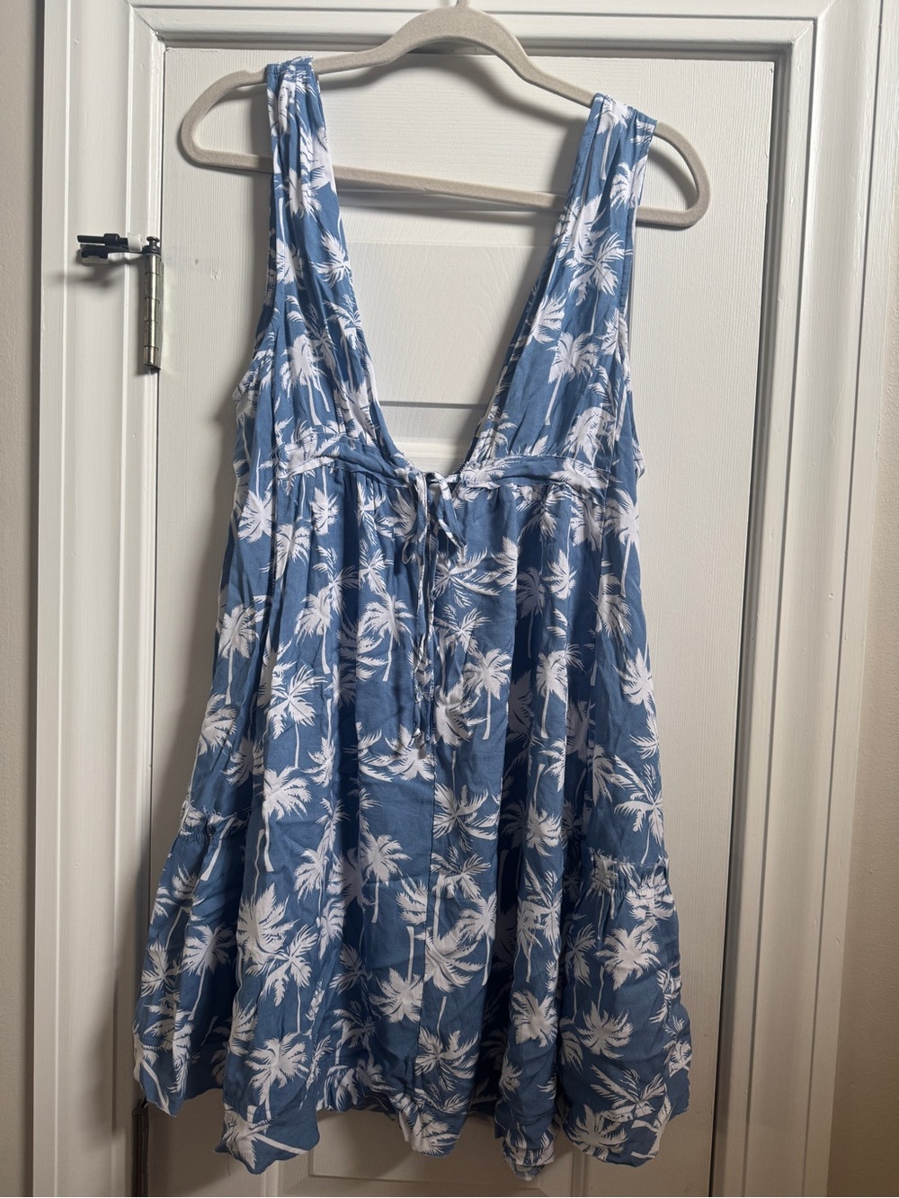 Blue Palm-Print women’s Summer Dress from Vici
